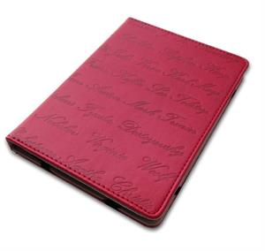 eBookReader Jules Verne luksus rød cover ebogslæser fra siden